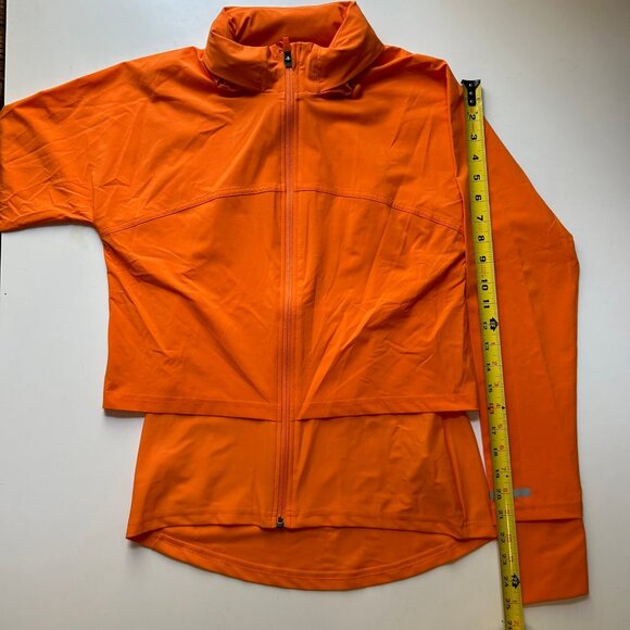 SWEATY BETTY ORANGE SOFT SHELL ACTIVE WEAR JACKET HOODED SIZE XS - Picture 10 of 10